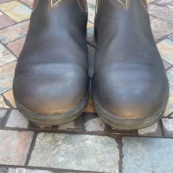 Blundstone #500 Pre-Loved Original Chelsea boot. Stout Brown - Picture 9 of 12